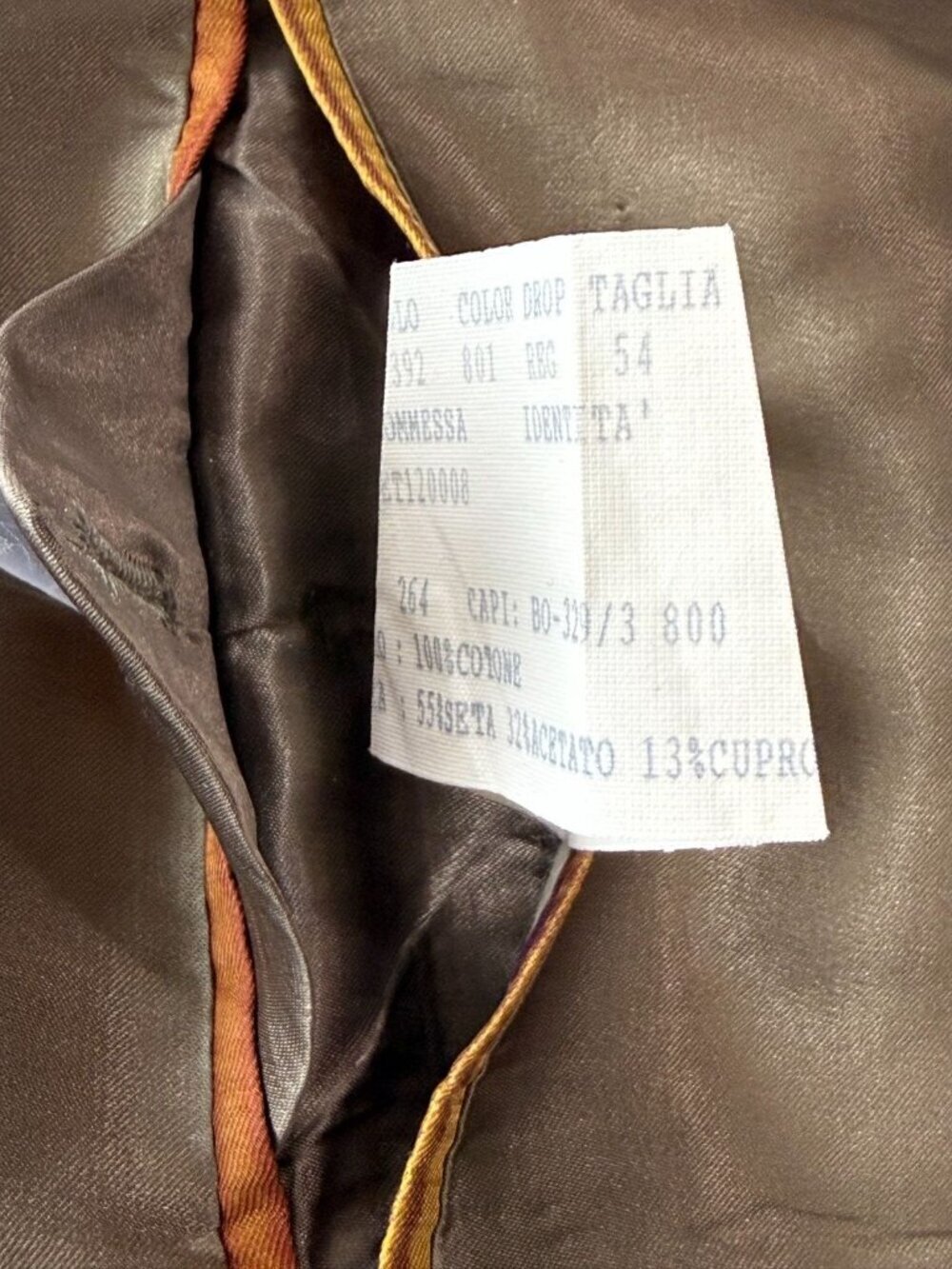 Etro Men's 100% Cotton Blazer Sport Coat Tan 3-Button Upscale Casual IT 54/US 44 - Picture 16 of 16
